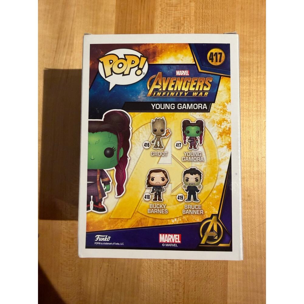 Funko Pop! Marvel Avengers: Infinity War Young Gamora #417 - Picture 3 of 6